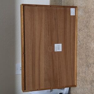 Bamboo wood flatware organizer